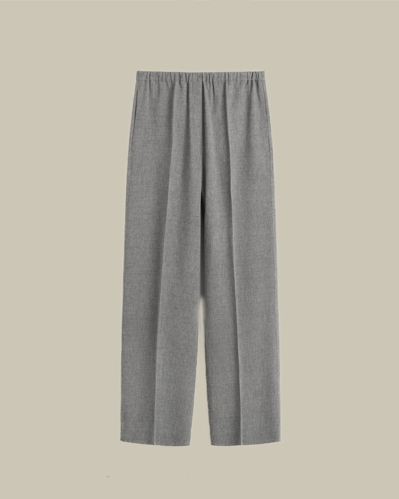 Grey Winter Drawstring Trousers