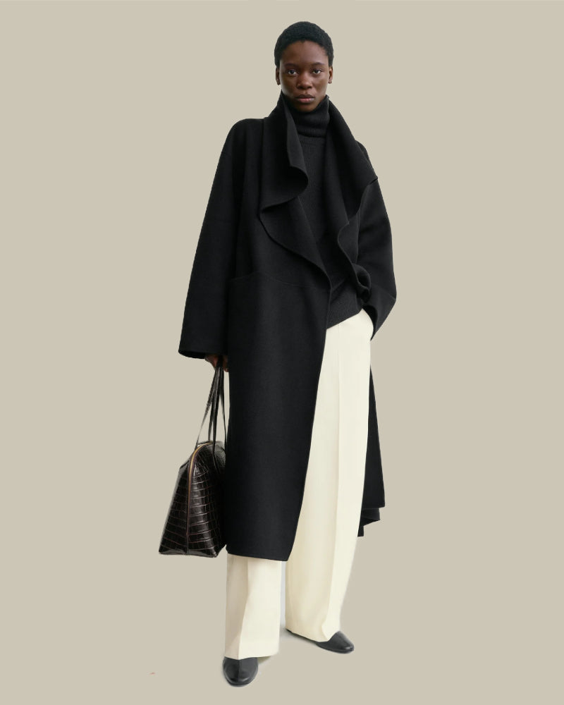 Signature Doublé Coat Black