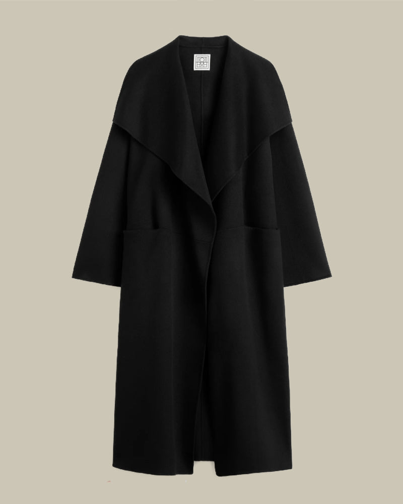 Signature Doublé Coat Black