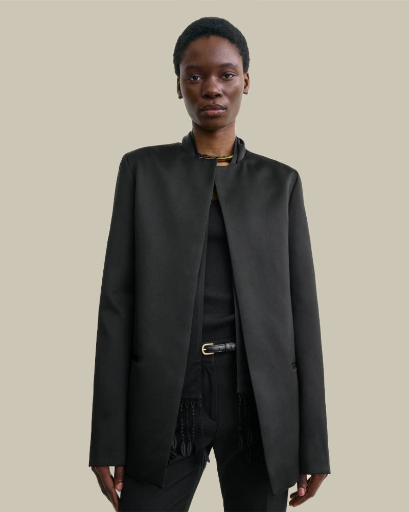 Black Satin Dinner Jacket