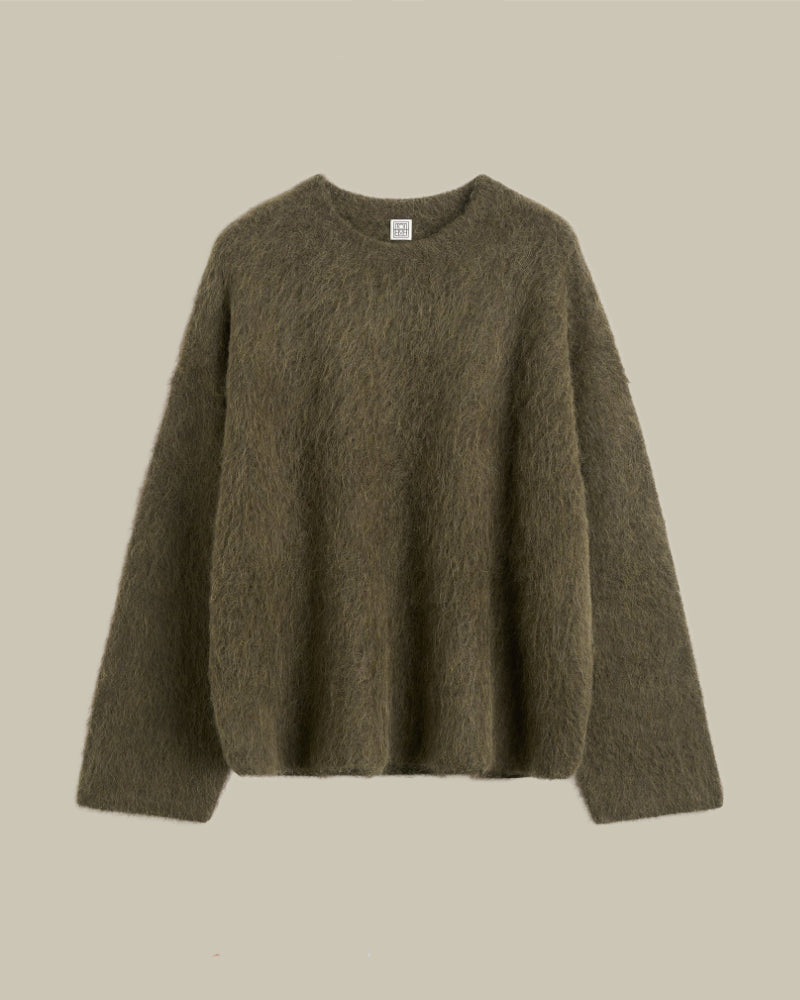 Boxy Alpaca Knit Pepper
