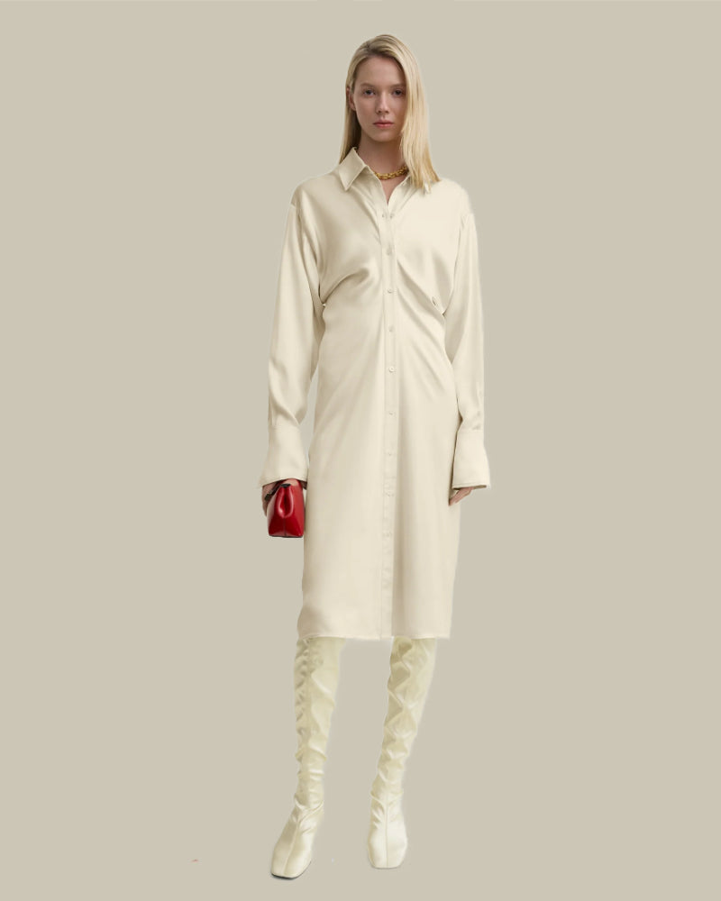 Slouch Shirtdress Snow