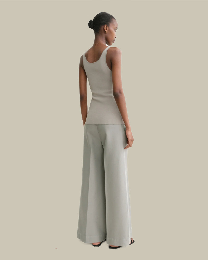 Compact Knit Tank Dove