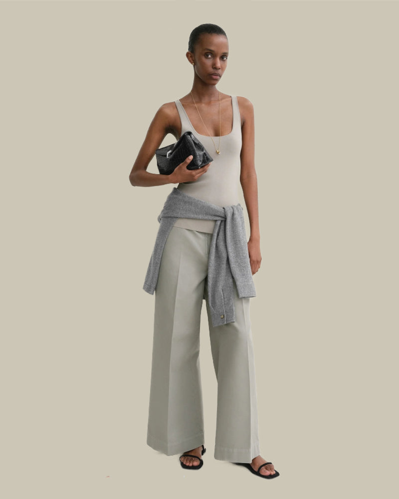 Compact Knit Tank Dove