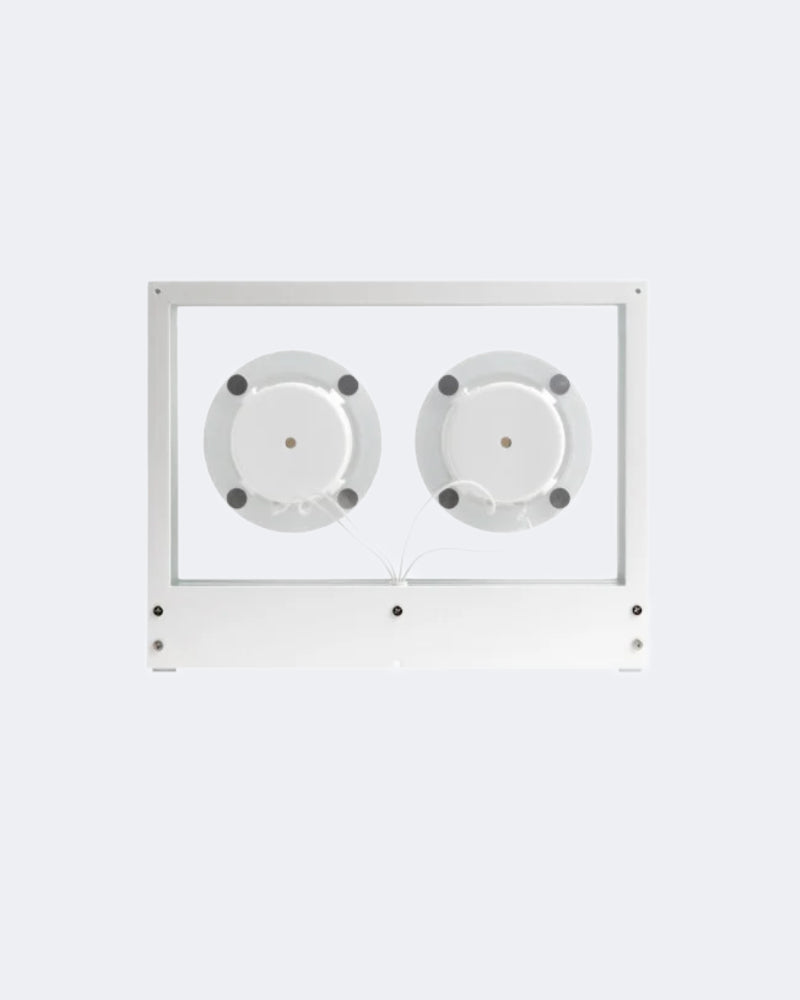 Small Transparent Speaker White