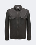 URUS Brown Wool & Cashmere Stretch Flannel Twinset