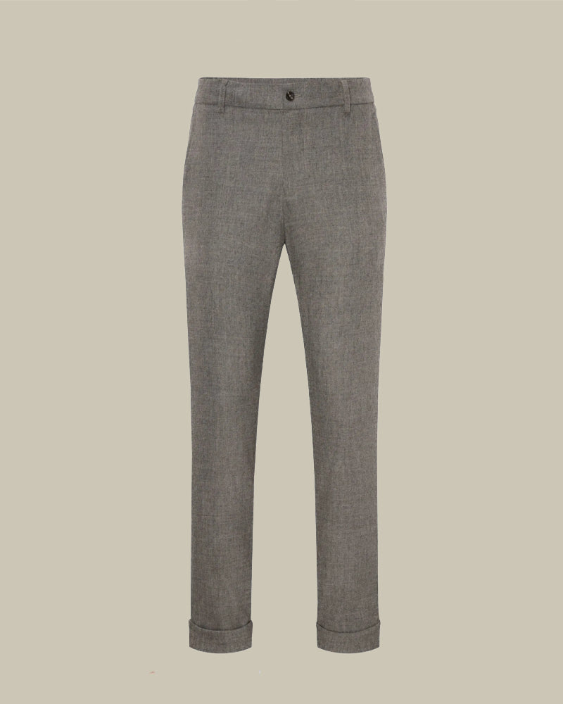 URUS Grey Stretch Cashmere Overshirt Twinset