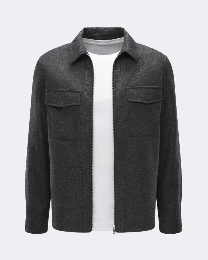 URUS Charcoal Stretch Flannel Twinset