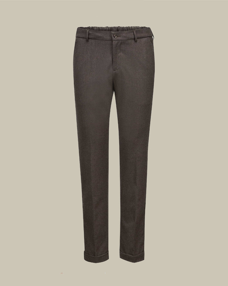 URUS Brown Stretch Cashmere Overshirt Twinset