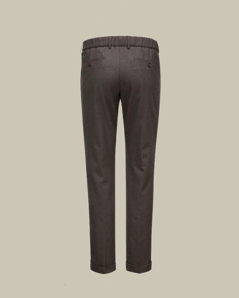 URUS Brown Stretch Cashmere Overshirt Twinset