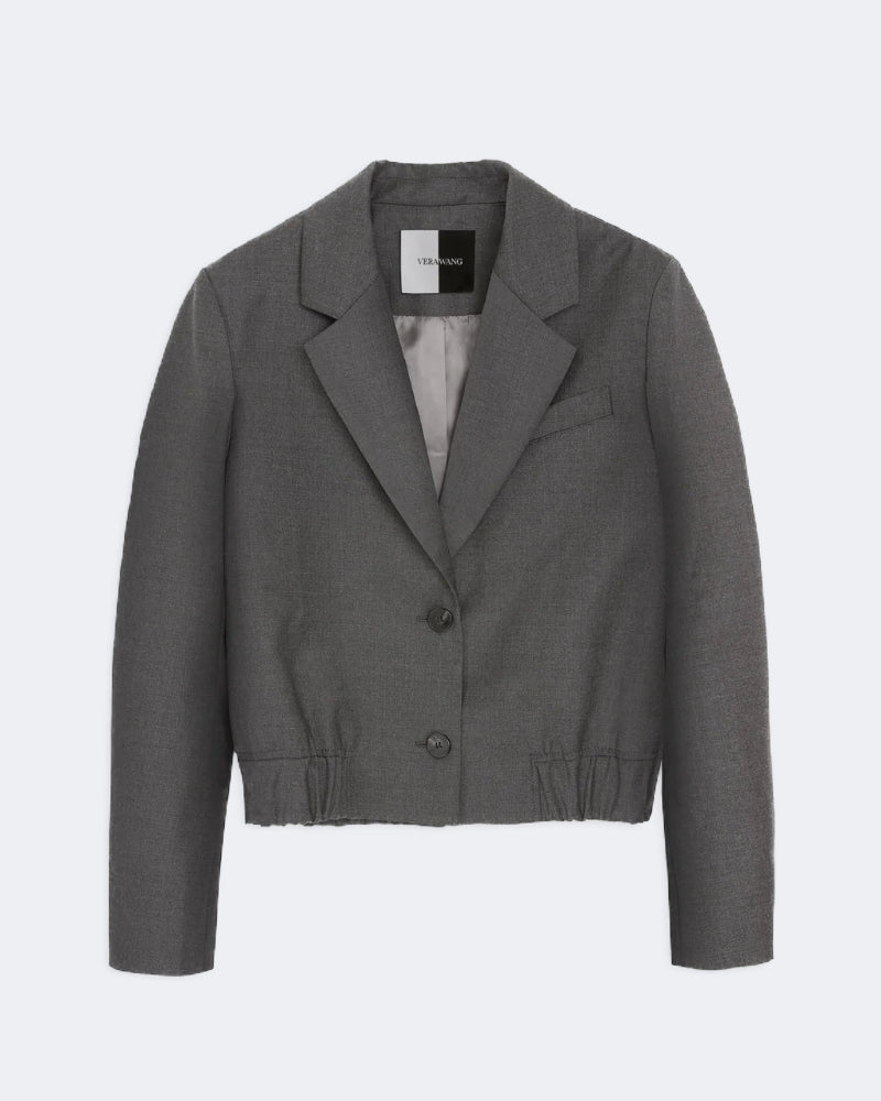Bleeker Grey Technical Wool Jacket