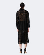 Tulia Black Rose Lace Skirt