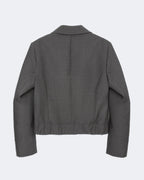 Bleeker Grey Technical Wool Jacket