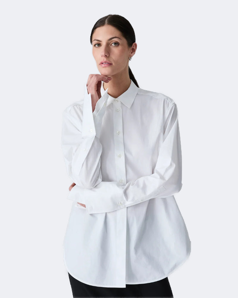 Double Cuff White Shirt
