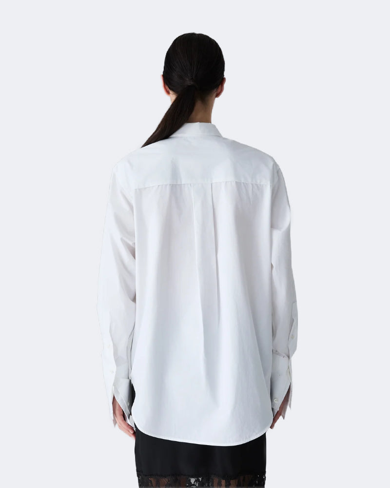 Double Cuff White Shirt