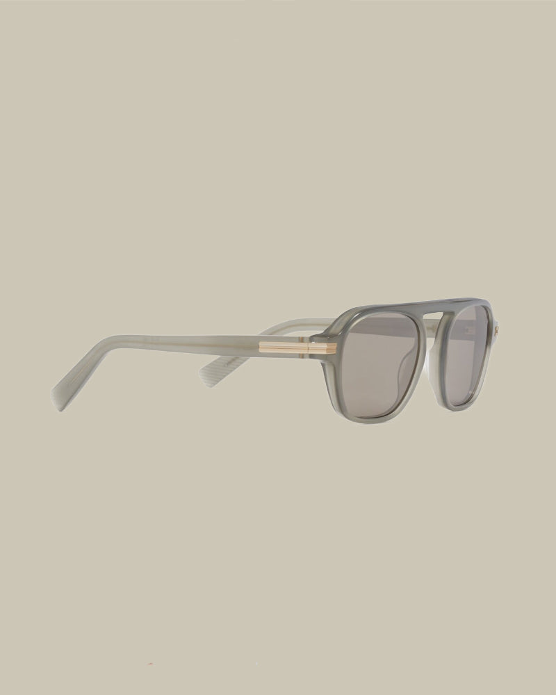 Acetate Bridgeless Sunglasses Grey