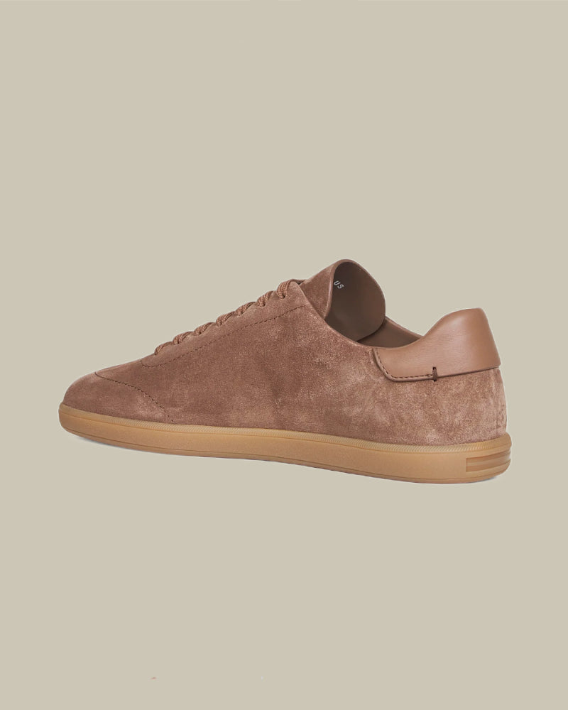 Dark Beige 232 Suede Sneakers