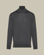Cashseta Charcoal Turtleneck