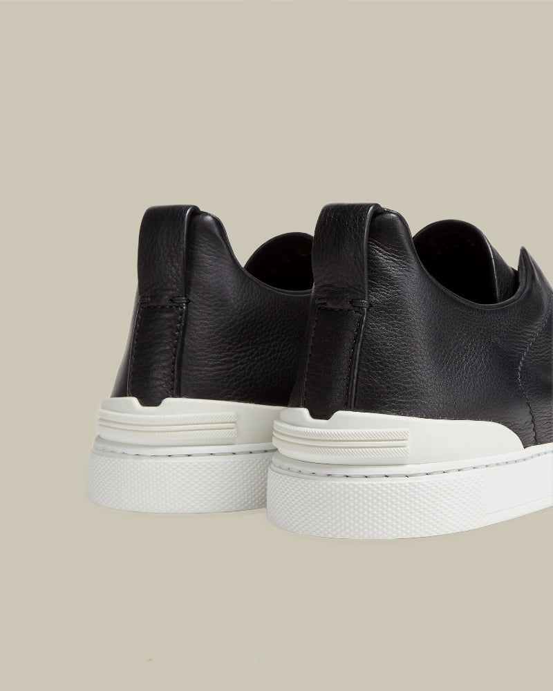 Black SecondSkin Triple Stitch Sneaker