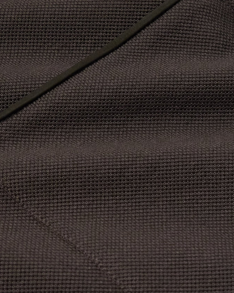 Brown Pure Cotton Pique Polo Shirt