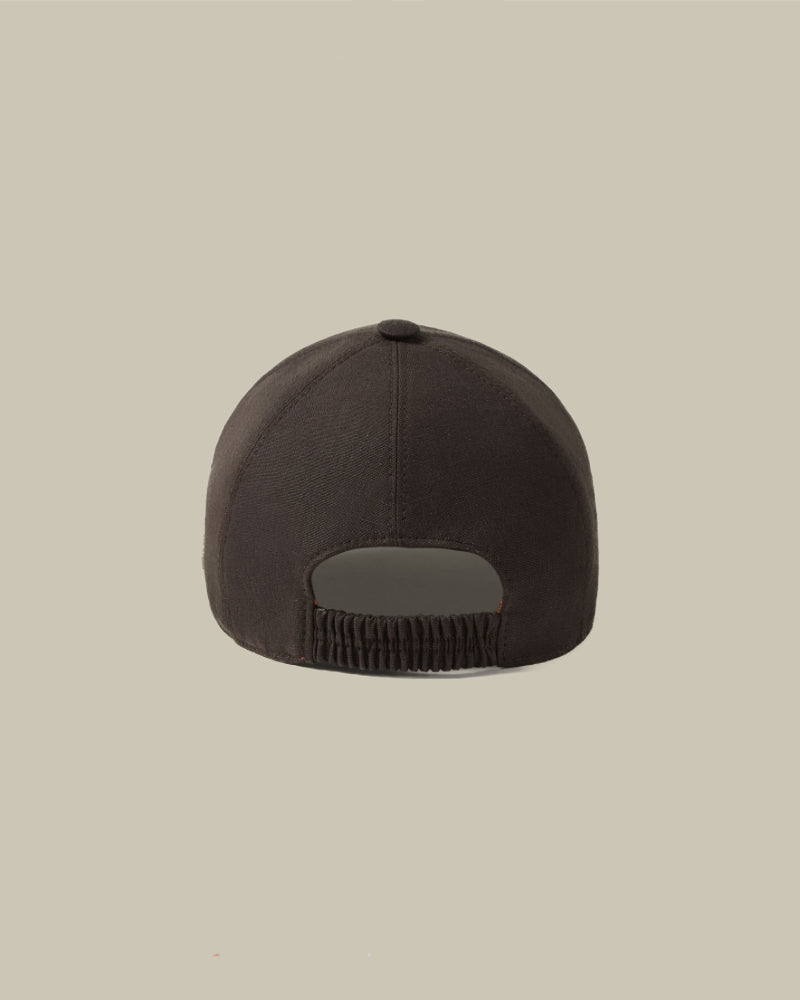 Brown Oasi Lino Cap