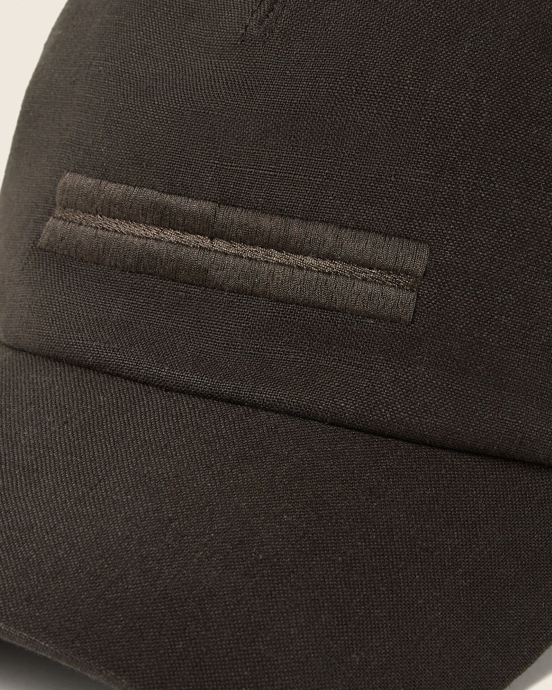 Brown Oasi Lino Cap