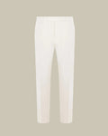 White Cotton and Linen Trousers