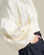 Zorro Cropped Bomber Jacket
